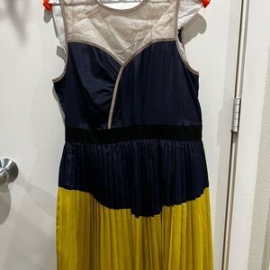 Ryu Two-Tone color block dress NWOT